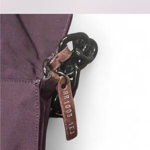 Miu Miu Purple Tote with Black Accents